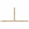 Ekena Millwork Portland Rough Sawn Timber Gable Bracket, Douglas Fir, 96"W x 48"H x 4"D x 4"F, 12/12 Pitch GBW096X48X0404POR00RDF - alternate 1